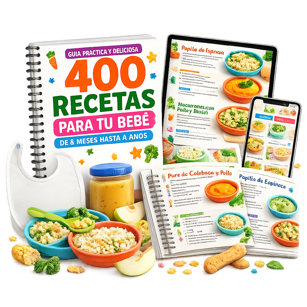 400 Recetas para tu Bebé — guía práctica y deliciosa